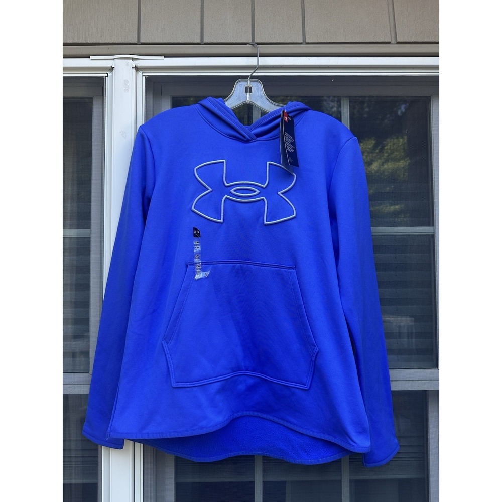 Women's Under Armour Fleece Pullover Hoodie Purple New w/ tags Small